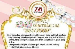 cốm trắng da skinfood