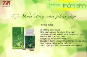 thảo mộc mầm sinh nhựa sống của phái đẹp